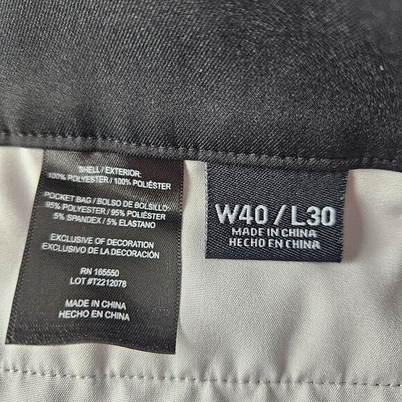 Mens 32 Degrees Stretch Woven Wrinkle-Resistant Dress Pants Size 40 Wx30L Casual - Picture 9 of 10